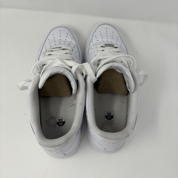 Nike Air Force 1 '07 Low Triple White Men's Size 9.5 - Picture 5 of 10